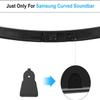 ZahoTse Compatible with Samsung Curved Soundbar Wall Mount Holder, Curved Soundbar Stand Curved Soundbar Metal Mount Accessories, Rack (Black) 1 Set view 4