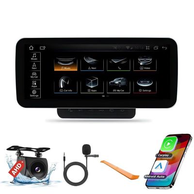 12.3" Octa Core 8G+128G Car CarPlay Android Auto Navigation Android Stereo GPS Radio Display IPS Touchscreen Headunit Tablet Media Player for Audi Q7 2005-2008