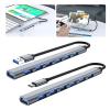 7 Ports Type-C HUB USB3.0 Expander Splitter Docking Station for Laptop PC Hard Drive Keyboard- High Speed Adapter view 2