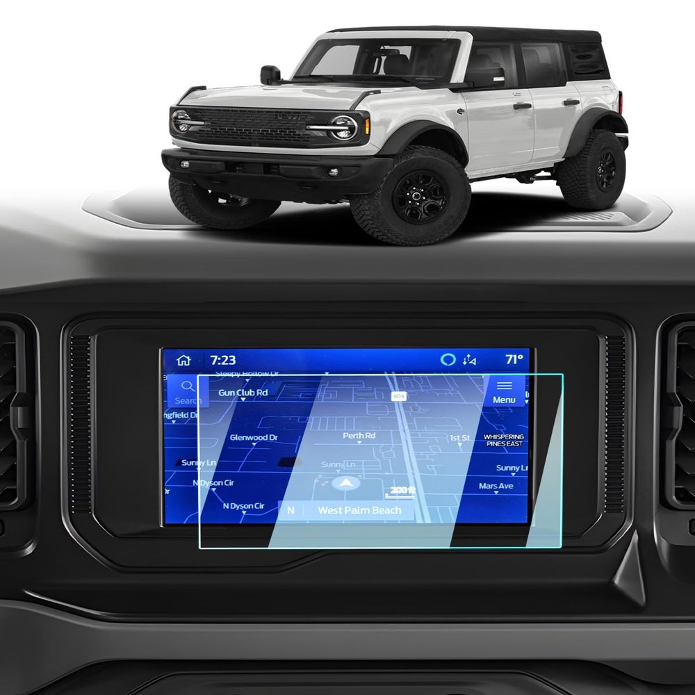 2022-2024 Maverick (Hybrid) Screen Protector - For Ford Maverick (XL/XLT/Lariat) 8 Inch SYNC 3 Touchscreen, 2024 Maverick Truck Accessories Navigation 9H Tempered Glass Anti-Fingerprints Scratch