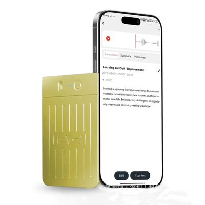 AI Voice Recorder, Free Transcribe & Summarize AI Audio Recorder, Support 121 Languages, 64GB Memory