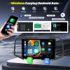 4+64G 9inch Car Radio Stereo with Carplay Android Auto for Toyota for Venza 2008-2016 Double Din Android13 Touch Screen Car Radio Receiver w/WiFi GPS Bluetooth SWC AHD Backup Camera Mic view 4