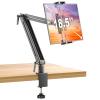 Adjustable Portable Monitor Stand 15.6" - 360 Rotating Base Tall Tablet Desk Arm Holder Stand for iPad Air/Pro/Mini Swivel Flexible Bed Clamp Mount Soporte para Tablet/Monitor Portatil/Ereader view 1