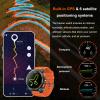Military Smart Watches Built-in GPS, 170+ Sport Modes for Men with Flashlight, Smartwatch for Android Phones and iPhone, 1.43" AMOLED Screen Bluetooth Call Compass Altimeter (Sivler & Camo (2 Bands)) view 4
