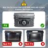 2+32G Android 13 Double Din Car Stereo for Honda CR-V 2012-2016 with 9 Inch Touchscreen Radio Built-in Wireless Carplay/Android Auto/GPS/Bluetooth/FM/AUX-in/SWC/Backup Camera(Without Air Outlet) view 2