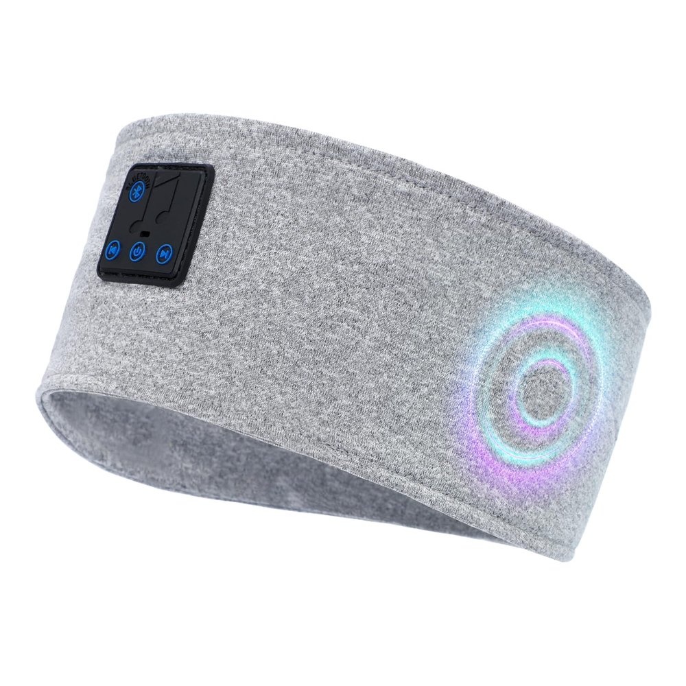 Aurya Sleep Headphones Sports Wireless Bluetooth Headband for Side Sleeper, Bluetooth 5.4, with Ultra-Thin HD Stereo Speaker, Sleeping Headphone for Women Men Running Yoga Workout