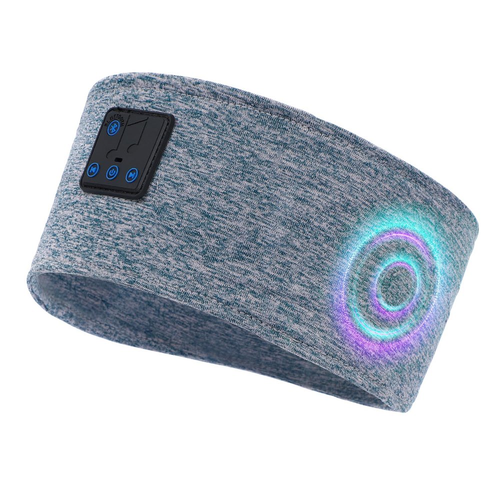 Aurya Sleep Headphones Sports Wireless Bluetooth Headband for Side Sleeper, Bluetooth 5.4, with Ultra-Thin HD Stereo Speaker, Sleeping Headphone for Women Men Running Yoga Workout