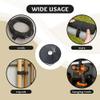 1 inch Black Hook and Loop Straps with 50 Metal Buckles 10 Yards Length Adjustable Fastening Cable Straps Cut-to-Length Reusable Cinch Nylon Securing Cord Ties Ideal for Storage and Organizer view 4
