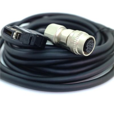 ZDMEBEZ 1Pcs M70 Motor Encoder Signal Feedback Line CNV2E-8P/9P-5m 3meters 8m 10m Cable with Straight Or Elbow(10M,CNV2E-8P Straight)