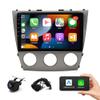 4+64G 10inch Car Radio Stereo with w/carplay w/Android Auto for Toyota for Camry 2007-2013 Double Din w/android13 Touch Screen Car Radio Receiver w/WiFi GPS w/Bluetooth SWC AHD Backup Camera Mic view 1