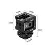 FEICHAO Hot Shoe Mount Adapter 1/4 Screw Hole Triple Holder for Microslr Camera Photography Accessories (2pcs) view 2