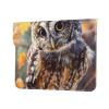 13-inch Leather Laptop Sleeve, Cute Owl Print Slim Shockproof Insertion Design Laptop Case for Office, School, Travel view 2