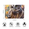 13-inch Leather Laptop Sleeve, Cute Owl Print Slim Shockproof Insertion Design Laptop Case for Office, School, Travel view 4