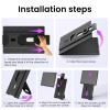 DZVW Laptop Screen Extender Portable Monitor - Dual 16" 1200P FHD Travel Monitor Fit for 13-17" Laptops Plug & Play 360 Rotating Detachable Stand Height Adjustable for Travel/Work/Study view 3