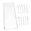 Angoily 1set Transparent Cable Organizer Box Compartments and Ties Cord Storage for Desktop Prevents and Knots for Use view 1
