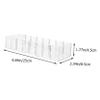 Angoily 1set Transparent Cable Organizer Box Compartments and Ties Cord Storage for Desktop Prevents and Knots for Use view 2