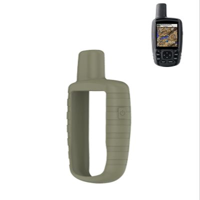 Case for Garmin GPSMAP 64S/62s/63, WUNIAK Soft Silicone Protective Portable Scratch Shock Resistant Shell Case for Garmin GPSMAP 64S/62s/63Jungle Green