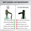 B S 50W Water Proof and Portable Mega Phone Bull Horn Speaker with 1.5W LED Lights, Alarm Siren for Outdoor Rescue, Safety Drills, Indoor Use (Camouflage) view 3