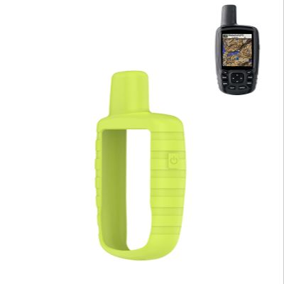 Case for Garmin GPSMAP 64S/62s/63, WUNIAK Soft Silicone Protective Portable Scratch Shock Resistant Shell Case for Garmin GPSMAP 64S/62s/63Fluorescent Green