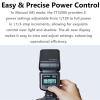 Godox TT520III TT520 III TT520-III 433MHz GN33 Camera Flash Speedlite with RT Transmitter for Canon Sony Nikon Fujifilm Olympus Pentax and Other DSLR Cameras,1.8s Recycle Time,400 Full-Power Flashes view 3