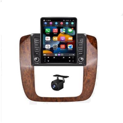 4+64GB Car Stereo Radio with Wireless Carplay Android Auto for Chevrolet GMC 2007-2014, 9.7" Android 13 Touch Screen Car Radio with GPS Navi HiFi WiFi Bluetooth FM RDS+Backup Camera
