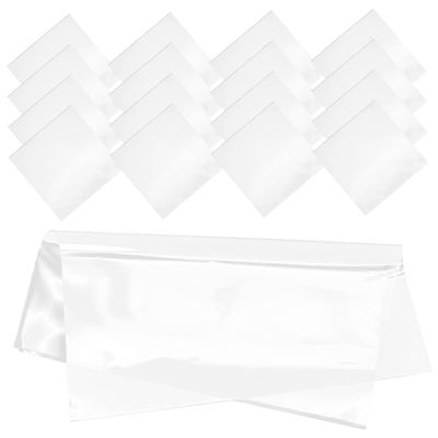GLEAVI 25PCS Vinyl Record Outer Sleeves Self-Adhesive Protective Covers OPP Material Compatible for Storage and Display