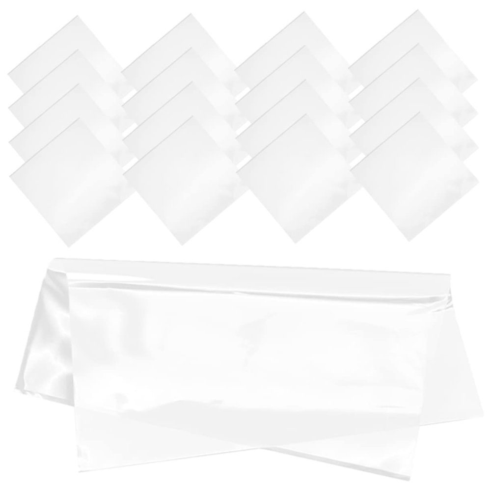 GLEAVI 25PCS Vinyl Record Outer Sleeves Self-Adhesive Protective Covers OPP Material Compatible for Storage and Display