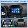 4+64G Android 13 Double Din Car Stereo Radio for Ford Transit 2014 2015 2016 2017 2018 9 Touchscreen Bluetooth Radio with CarPlay Android Auto GPS Navigation WiFi DSP FM Backup Camera MIC view 2