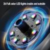 120mm ARGB Computer Case Fan, 3 Pin PWM Silent Computer Fan, Adjustable Speed 800 to 1800RPM, LED Light CPU Cooling Fan (Forward Blades) view 3