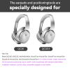 MDOWOK Replacement Earpads Cushions for Bose QuietComfort35&35ii(QC35 II & QC35) Silver Headphones - Professional Positioning Tools Included, Noise-Isolating Memory Foam & Breathable Leather (Grey) view 2