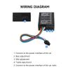 Wuden Car Amplifier DC 12V Hi-Fi Booster Audio Stereo Digital Sound Processors 4x60W for Android Lossless Upgrade view 3
