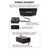 Wuden Car Amplifier DC 12V Hi-Fi Booster Audio Stereo Digital Sound Processors 4x60W for Android Lossless Upgrade view 4