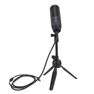 NDNCZDHC Computer Microphone Heart Shaped Directionality USB Condenser Microphone Kit 20hz20khz Podcast Microphone