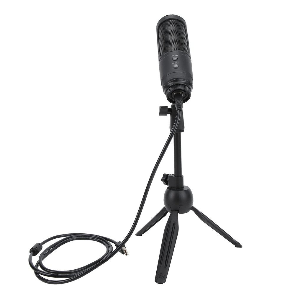 NDNCZDHC Computer Microphone Heart Shaped Directionality USB Condenser Microphone Kit 20hz20khz Podcast Microphone