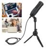 NDNCZDHC Computer Microphone Heart Shaped Directionality USB Condenser Microphone Kit 20hz20khz Podcast Microphone view 2