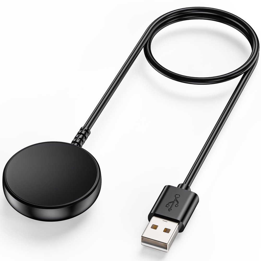 3.3FT for Samsung Galaxy Watch Charger Compatible with Watch 8/8 Classic/Ultra/7/6/6 Classic/5/5 Pro/4/4 Classic/3/Active/FE USB A Magnetic Fast Charging
