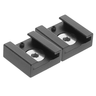 Uonlytech 5sets Hot Shoe Extension Adapter Bracket for DSLR Cameras Dual Cold Shoe Mount Connector for Secure Accessory Attachment Stable Photography Equipment