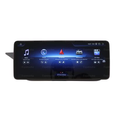Car Radio with Qualcomm for Mercedes-Benz E-Class Sedan 2010-2015 Android Auto Stereo Wireless GPS Navigation Wireless Touchscreen Head Unit (14.9", 8+256)