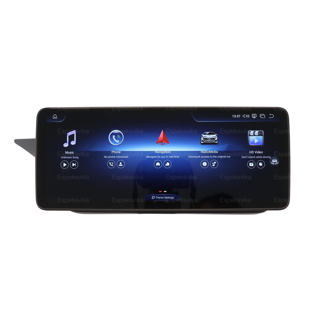 Car Radio with Qualcomm for Mercedes-Benz E-Class Sedan 2010-2015 Android Auto Stereo Wireless GPS Navigation Wireless Touchscreen Head Unit (14.9", 8+256)