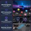 [8 Core 4G+64G] Car Stereo for Toyota Tundra (2007-2013)/Sequoia (2008-2019) Wireless CarPlay&Android Auto, 10.1-Inch Touch Screen Car Radio with DSP,EQ,BT5.0,WiFi,Mirror Link,GPS Navi+Backup Camera view 4