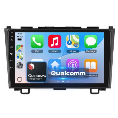 [Qualcomm 8-core] Wireless Carplay Car Stereo for Honda CRV 2007-2011 with 9-Inch Touchscreen, 4+64GB Android 13 Car Radio 5G WiFi Android Auto BT5.1/DSP/Hi-Res Audio/SWC/GPS/OTA