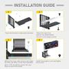 Wuden Vertical GPU Mounting Bracket with PCI-E 4.0 X16 Riser Cable Video Card Support Kit 90 Degree Right Angle White view 2