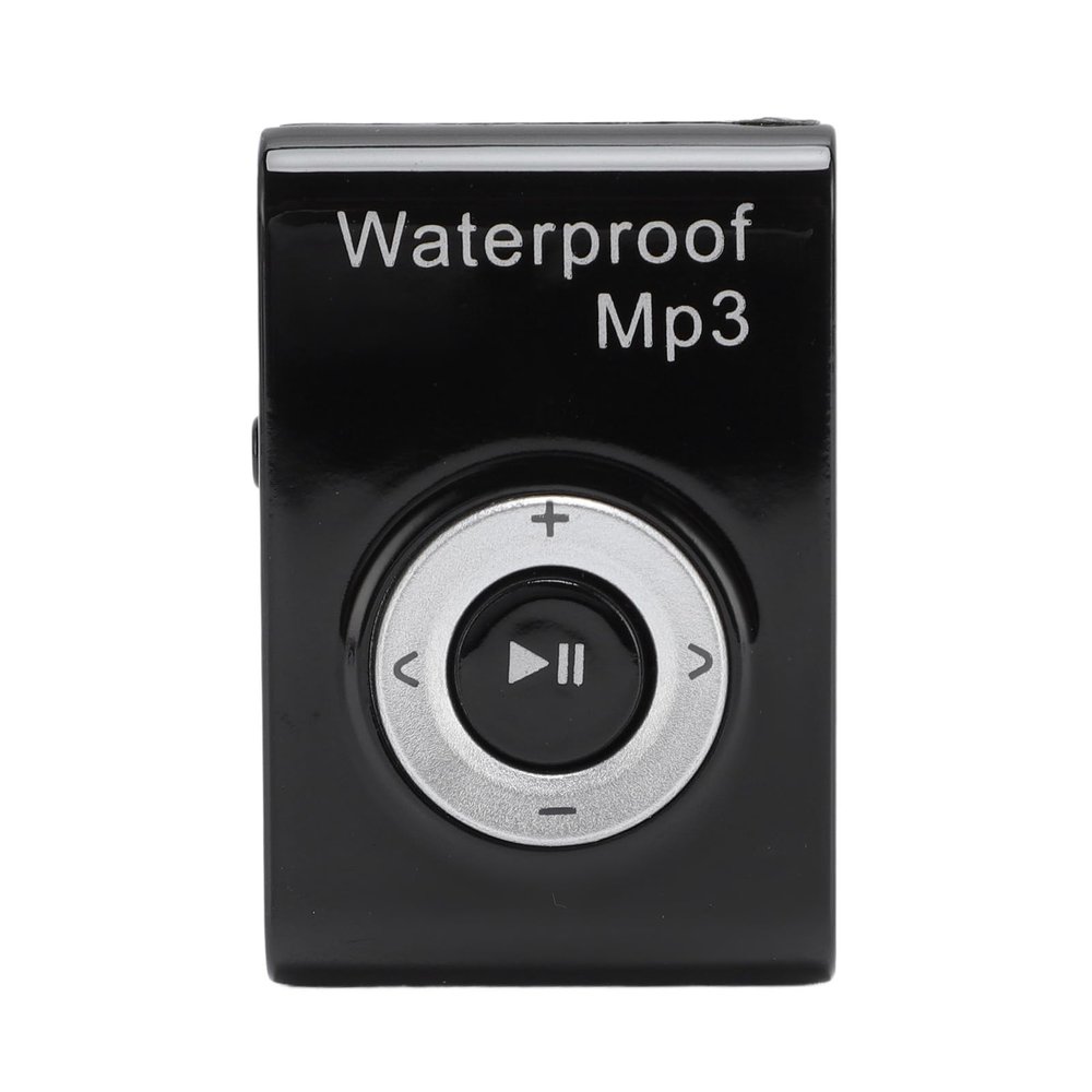 Zyyini MP3 Player with Earphone, Multifunctional MP3 Music Player, 8G Memory, Stores Over 2000 Songs, 10FT Underwater IPX8 Water Proof, for Diving Surfing Swimming (Black)