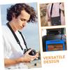 BELLIFFY Adjustable Digital Camera Shoulder Strap for Laptop and Tablet Padded Crossbody Bag Replacement Strap Long Length for Photography and Travel view 2