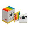 Polaroid Now Generation 3 Analog Instant Camera with Two-Lens Autofocus System (White) and Color Film Bundle (8 Photos) view 1