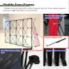 EXCLURA Portable Photo Booth Backdrop Frame Stand, Tension Backdrop Booth Heavy Duty, Pop Up Display Racks Folding Space Truss, Tradeshow Banner Holder(3.05x4.55m(10ftx14.9ft)) view 2