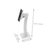 Homoyoyo 2pcs Adjustable Angle Security Camera Mount Bracket Aluminum Alloy Wall Mount for Monitor Cameras and Versatile Design for Use view 2