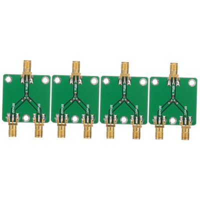 Alipis 4pcs Power Divider Coax Splitter Low Insertion Loss Resistance Power Divider Way Signal Distribution Communication and Microwave Applications