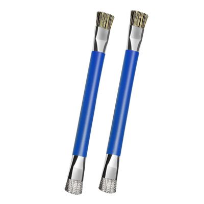 GANAZONO 2pcs ESD Safe Electronic Cleaning Brush for Mobile Phone Motherboard Dual- Design for Hard Reach Areas Efficient Circuit Board Maintenance