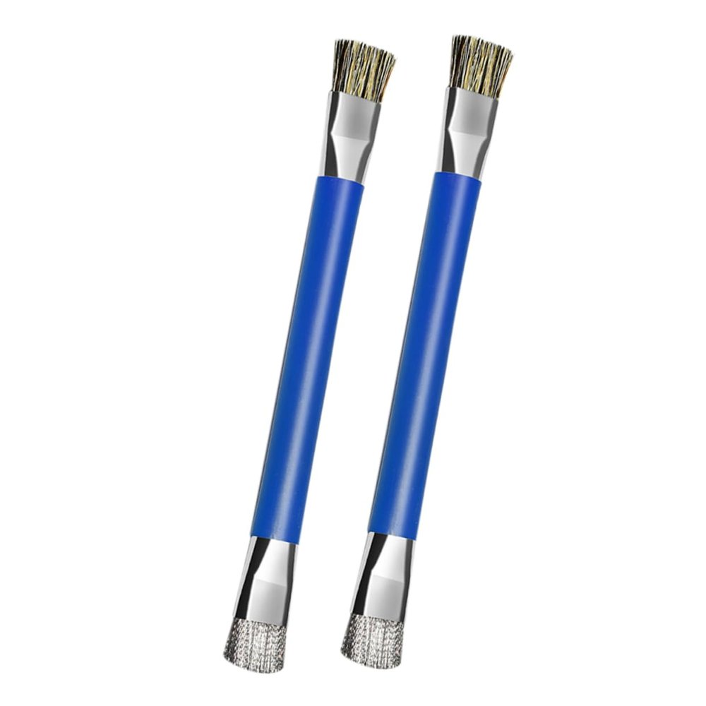 GANAZONO 2pcs ESD Safe Electronic Cleaning Brush for Mobile Phone Motherboard Dual- Design for Hard Reach Areas Efficient Circuit Board Maintenance